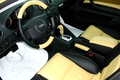 Кожаный руль Audi A3 из желтой и черной кожи