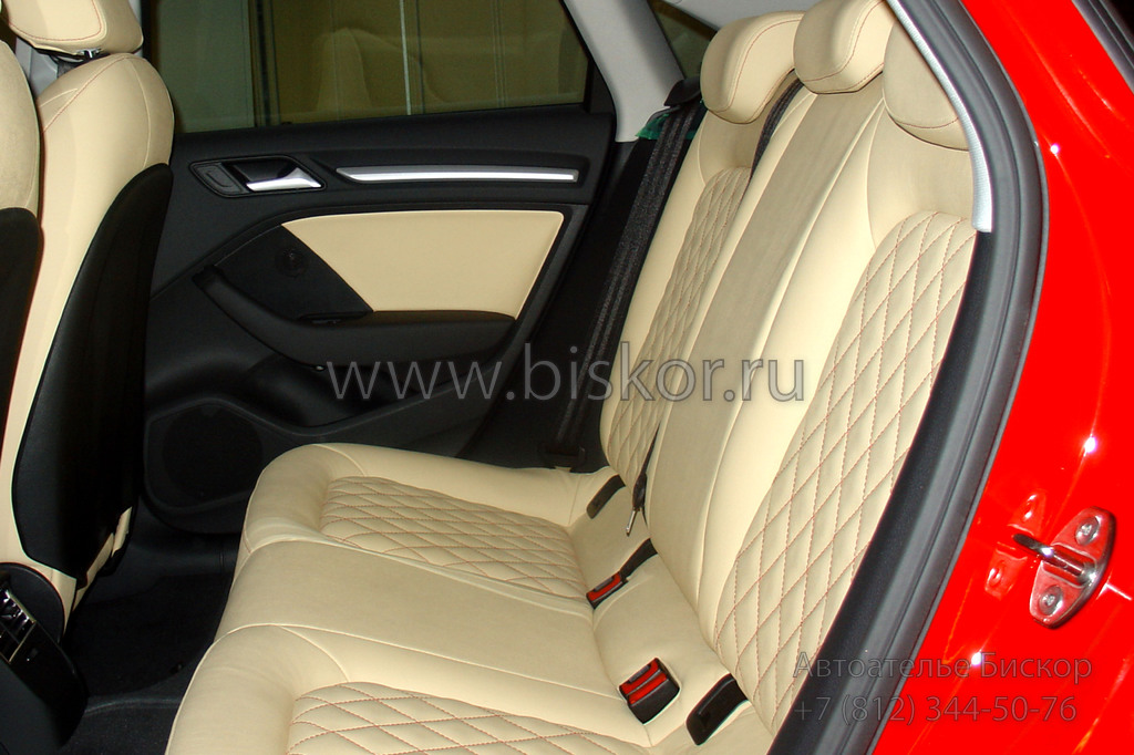 Перетяжка заднего сиденья Audi A3