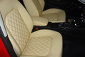 Перетяжка передних сидений Ауди А3 с отстрочкой ромбиком