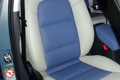 Синее кожаное сиденье Audi Q3