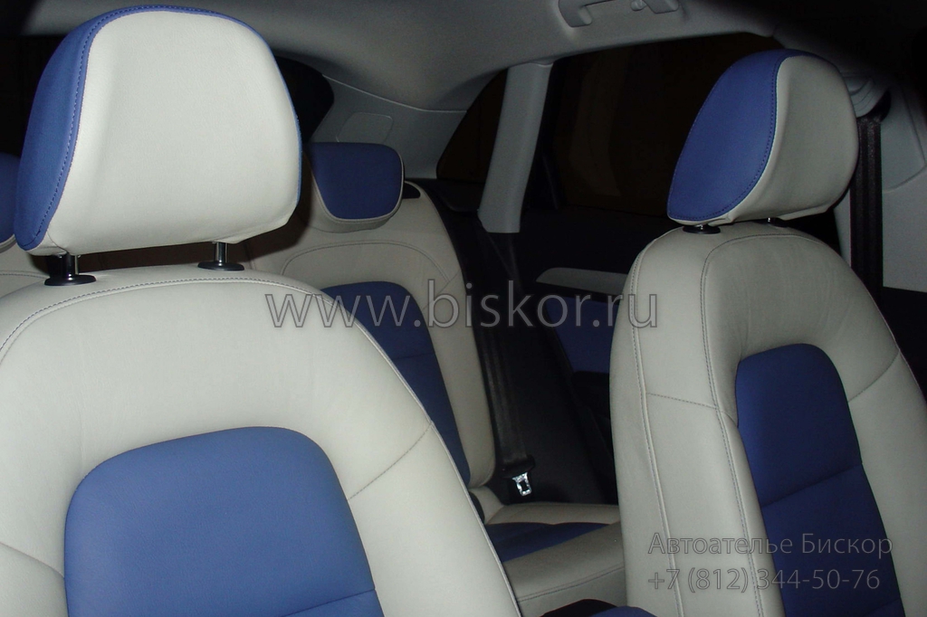 перетяжка переднего сиденья и подголовника Audi Q3
